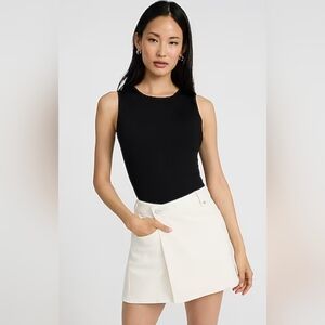 Express Body Contour Ribbed Bodysuit, Size L